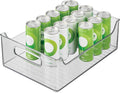Stackable Storage Bin with Handles, Clear | for Pantry or Fridge, Made in USA